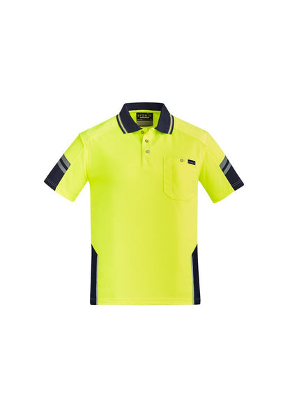 Syzmik Mens Reinforced Hi Vis Squad S/S Polo ZH465 - Icon Tshirts