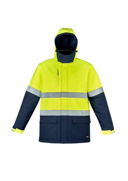 Syzmik Unisex Hi Vis Antarctic Softshell Taped Jacket ZJ553 - Icon Tshirts