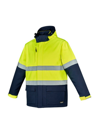 Syzmik Unisex Hi Vis Antarctic Softshell Taped Jacket ZJ553 - Icon Tshirts