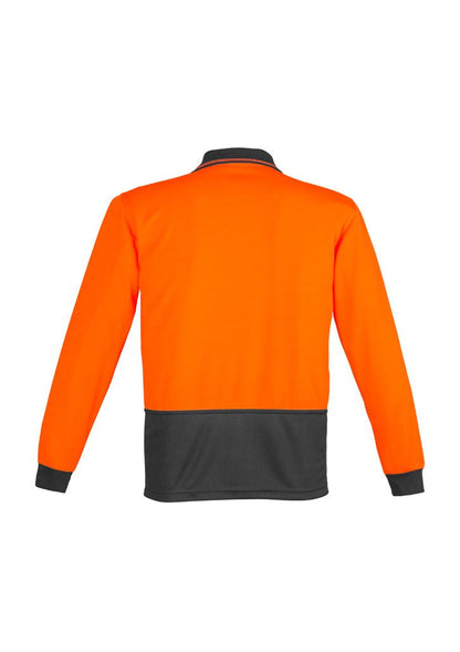 Syzmik Unisex Hi Vis Basic Spliced Polo - Long Sleeve ZH232 - Icon Tshirts