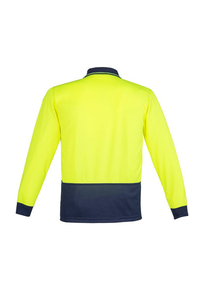 Syzmik Unisex Hi Vis Basic Spliced Polo - Long Sleeve ZH232 - Icon Tshirts