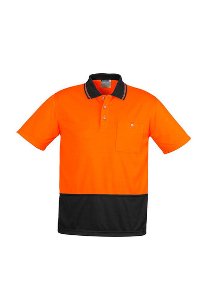 Syzmik Unisex Hi Vis Basic Spliced Polo - Short Sleeve ZH231 - Icon Tshirts