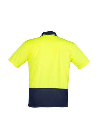 Syzmik Unisex Hi Vis Basic Spliced Polo - Short Sleeve ZH231 - Icon Tshirts