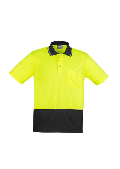 Syzmik Unisex Hi Vis Basic Spliced Polo - Short Sleeve ZH231 - Icon Tshirts