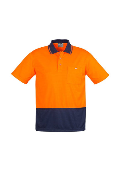 Syzmik Unisex Hi Vis Basic Spliced Polo - Short Sleeve ZH231 - Icon Tshirts