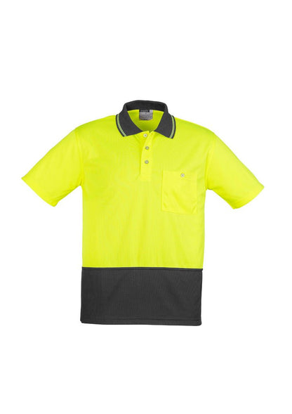 Syzmik Unisex Hi Vis Basic Spliced Polo - Short Sleeve ZH231 - Icon Tshirts