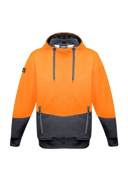 Syzmik Unisex Hi Vis Textured Jacquard Hoodie ZT477 - Icon Tshirts