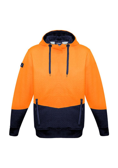 Syzmik Unisex Hi Vis Textured Jacquard Hoodie ZT477 - Icon Tshirts