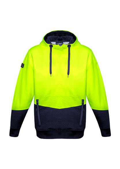 Syzmik Unisex Hi Vis Textured Jacquard Hoodie ZT477 - Icon Tshirts