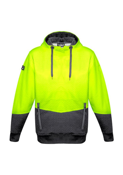 Syzmik Unisex Hi Vis Textured Jacquard Hoodie ZT477 - Icon Tshirts