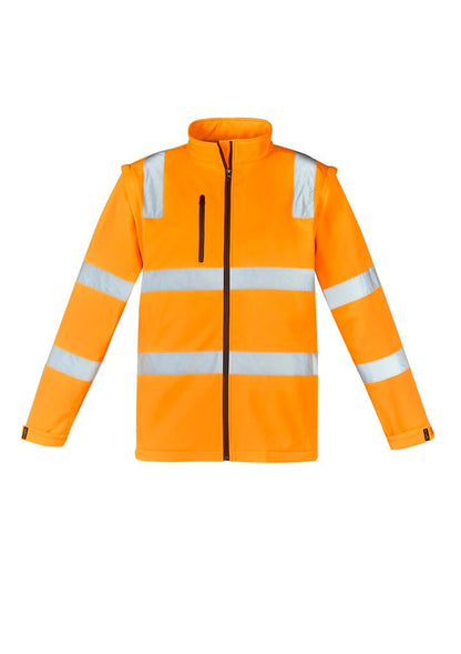 Syzmik Unisex Hi Vis Vic Rail 2 in 1 Softshell Jacket ZJ780 - Icon Tshirts