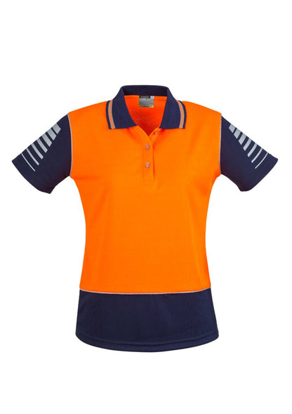Syzmik Womens Hi Vis Zone Polo ZHL236 - Icon Tshirts