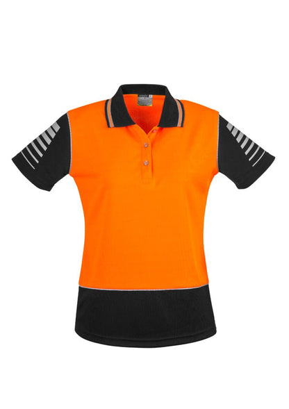 Syzmik Womens Hi Vis Zone Polo ZHL236 - Icon Tshirts