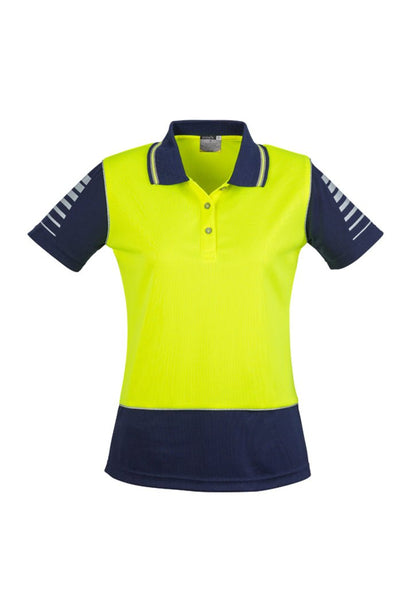 Syzmik Womens Hi Vis Zone Polo ZHL236 - Icon Tshirts