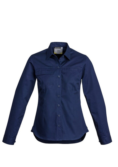 Syzmik Womens Lightweight Tradie L/S Shirt ZWL121 - Icon Tshirts