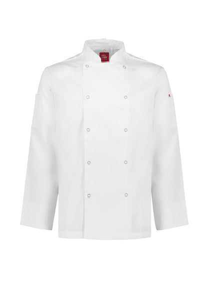 Zest Mens L/S Chef Jacket CH232ML - Icon Tshirts