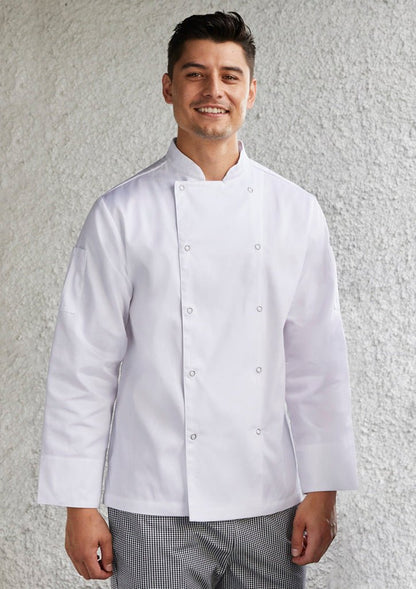 Zest Mens L/S Chef Jacket CH232ML - Icon Tshirts
