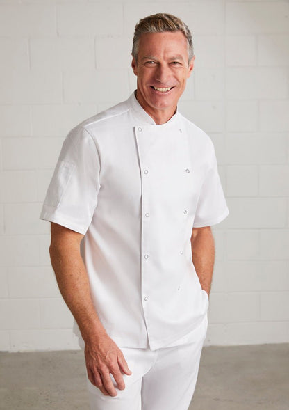 Zest Mens S/S Chef Jacket CH232MS - Icon Tshirts